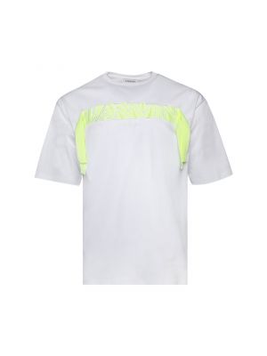 Белая футболка с вышивкой Lanvin