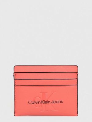 Peněženka Calvin Klein Jeans růžová