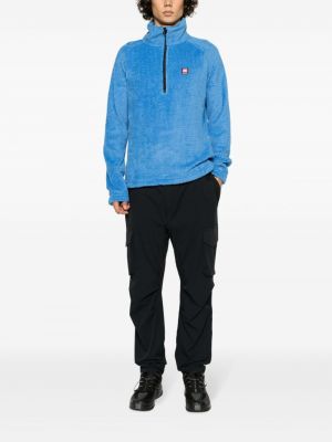 Fleece hoodie mit reißverschluss 66 North blau