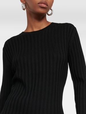 Пуловер с волани Jw Anderson черно