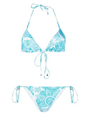 Paisley bikini Etro blå