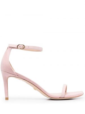 Sandaletter i mocka Stuart Weitzman rosa