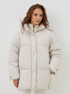 Утепленная куртка Moona Store бежевая