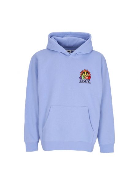 Streetwear hoodie Obey blau