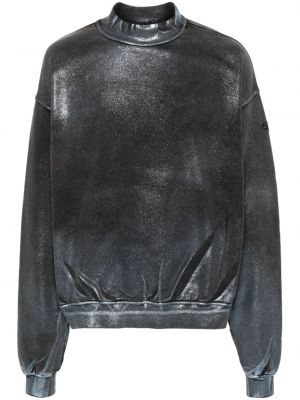 Pamučni džemper Diesel crna