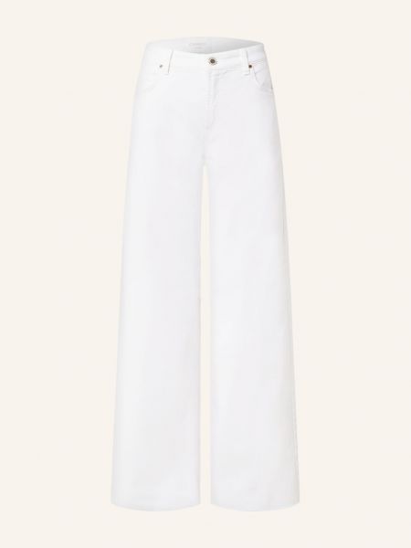 Kalhoty s třásněmi Cambio bílé