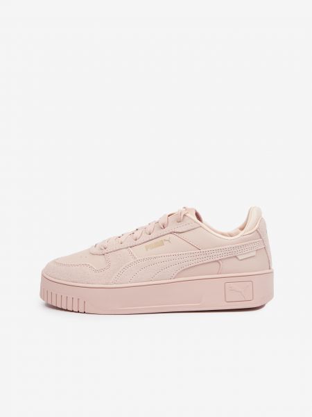 Bőr sneakers Puma rózsaszín