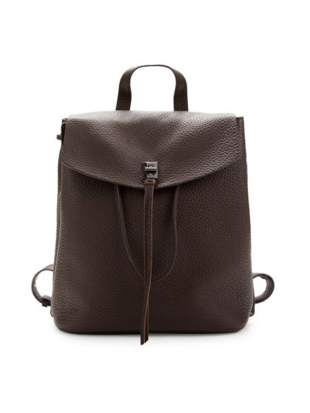 Кожаный рюкзак Rebecca Minkoff коричневый