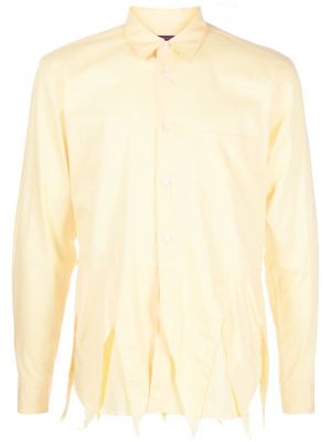 Hemd aus baumwoll Comme Des Garçons Homme Plus gelb