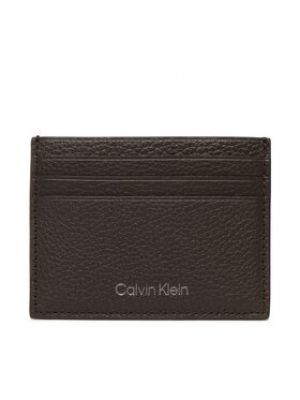 Peněženka Calvin Klein hnědá