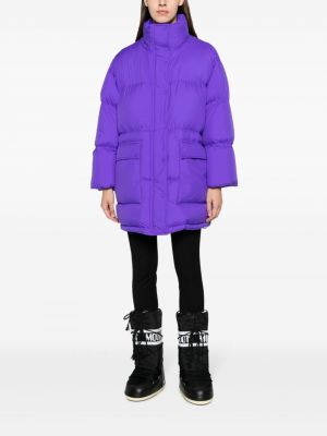 Oversized kabát Stand Studio fialový