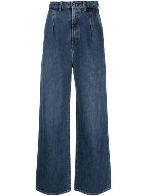 High waist jeans ausgestellt Loulou Studio blau
