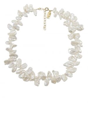 Ожерелье с жемчугом Hermina Athens, белое