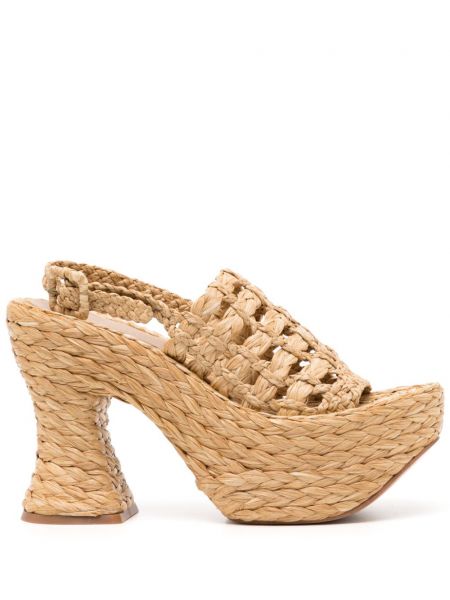 Rihmadega sandaalid Paloma Barceló beež