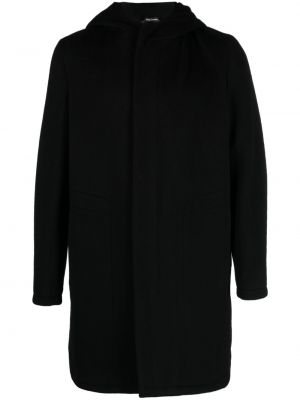 Manteau à capuche Tagliatore noir
