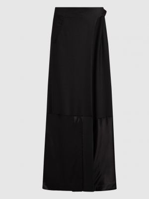 Длинная юбка Victoria Beckham черная
