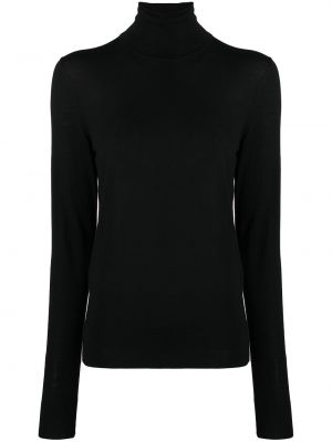 Jersey de cuello vuelto de tela jersey Dolce & Gabbana negro