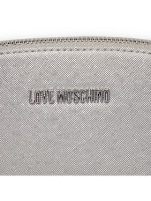 Kufr Love Moschino stříbrný