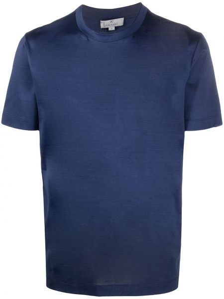 Тениска Canali синьо