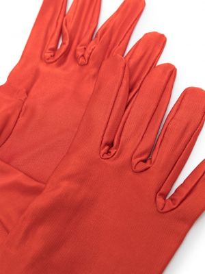 Aksamitne rękawiczki Alexandre Vauthier czerwone