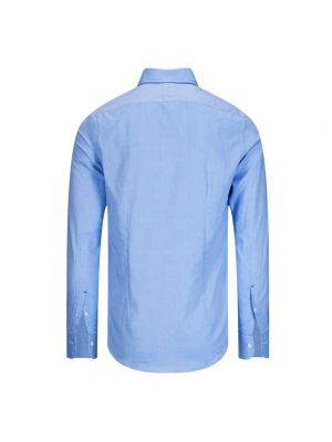 Koszula bawełniana Orian niebieska