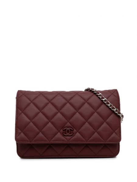Colier clasic Chanel Pre-owned roșu