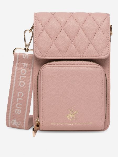 Чанта през рамо Beverly Hills Polo Club розово