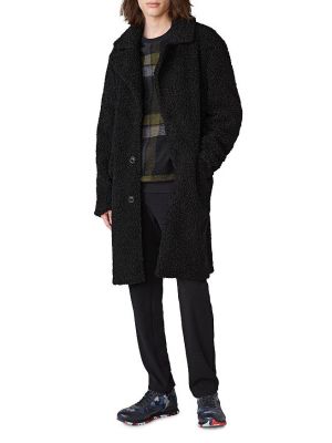 Флисовое пальто Karl Lagerfeld Paris черное