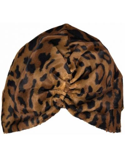 Gorra con estampado leopardo Moschino