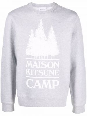 Sweatshirt Maison Kitsuné grå