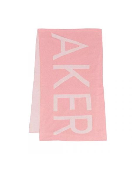 Розовый жаккардовый трикотажный шарф Ted Baker