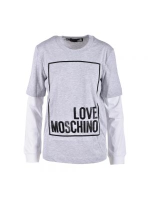 Top Love Moschino szary