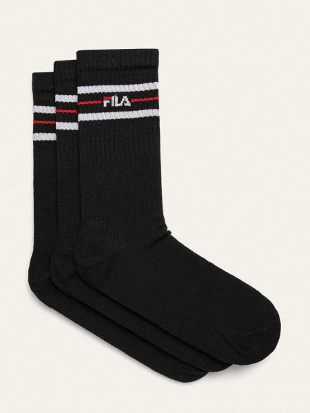 Чорапи за жартиери Fila черно