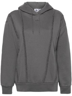 Distressed hoodie aus baumwoll Adidas grau