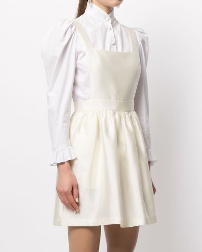 Mini šaty bez rukávů Macgraw bílé