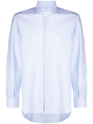 Camisa con botones Mazzarelli azul