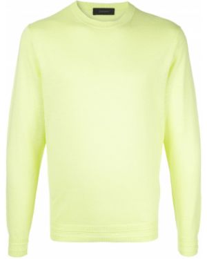 Jersey de tela jersey de cuello redondo D'urban amarillo