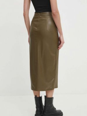 Midi sukně Answear Lab zelené