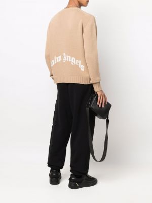 Pullover Palm Angels beige