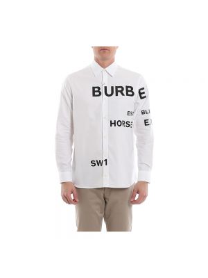 Biała koszula Burberry, biały