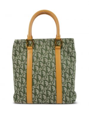 Шопинг чанта Christian Dior зелено