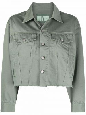 Denim jakna Boyish Jeans zelena