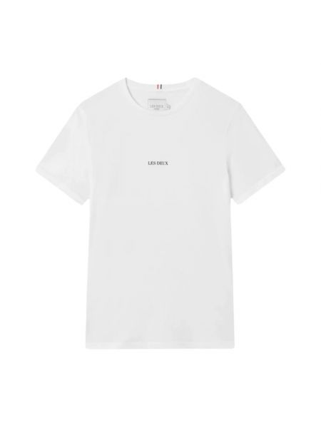 T-shirt aus baumwoll Les Deux weiß