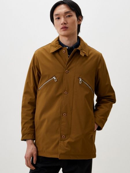 Утепленная демисезонная куртка Rushbay коричневая
