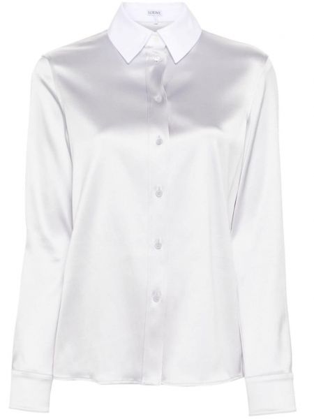 Сатенена риза Loewe сиво