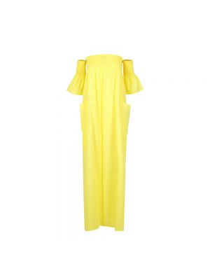 Sukienka długa Semicouture żółta