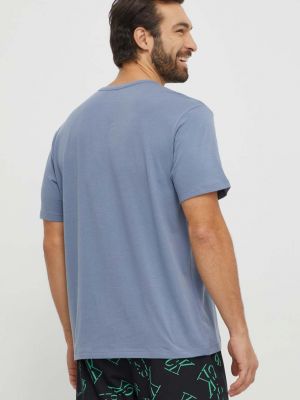 Tričko s aplikacemi Calvin Klein Underwear modré