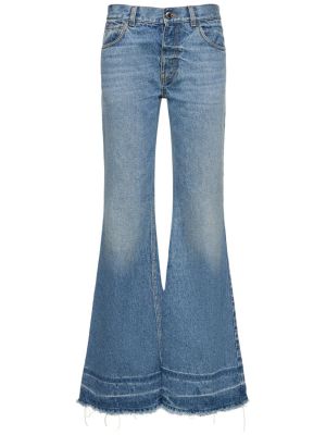 Bootcut džínsy s nízkym pásom Chloé modrá
