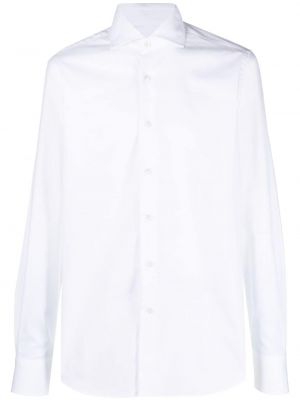 Koszula bawełniana Orian biała