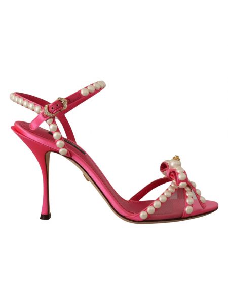 Sandale mit absatz mit hohem absatz Dolce & Gabbana pink